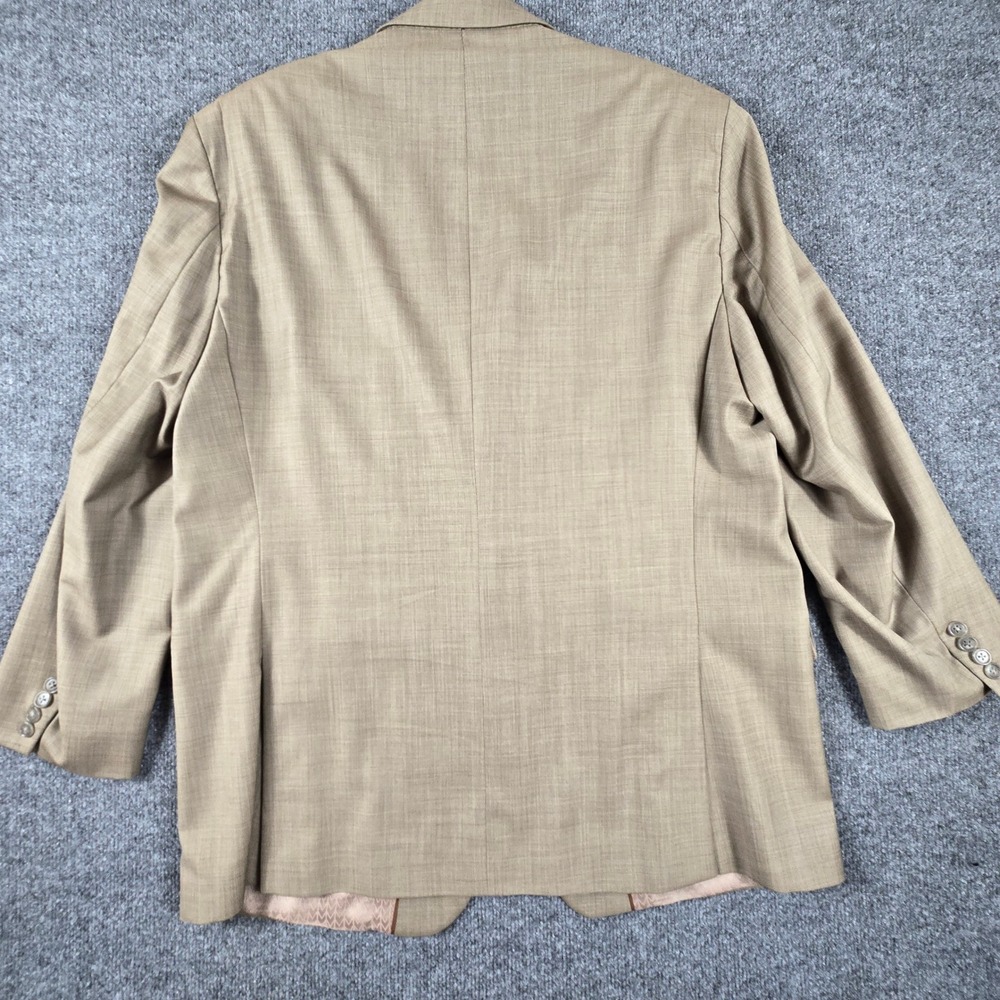 Michael Kors Blazer Mens Tan Beige Pure New Wool 2 Button Sport Coat